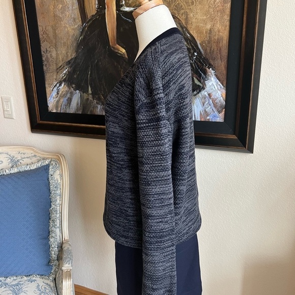 Melinda Gloss Paris Sz XL Blue Wool Sweater - Picture 4 of 8